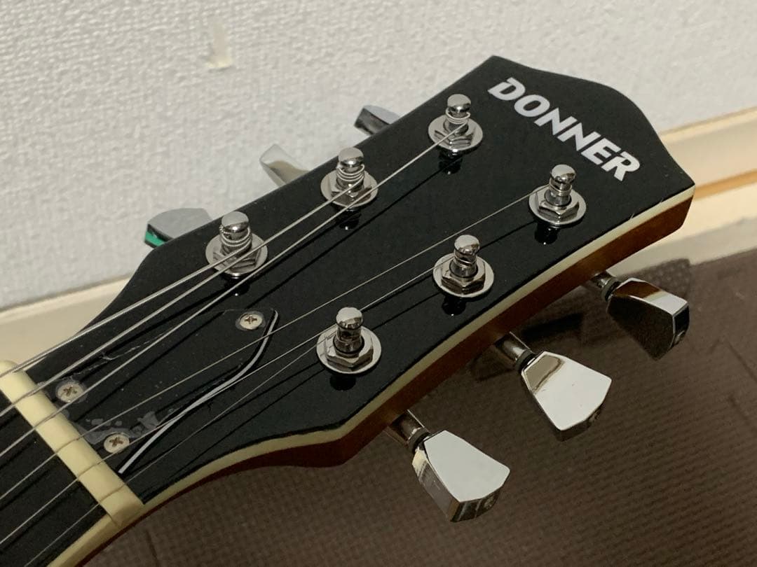 Donner エレキギター レスポール タイプ DL-124 黒 美品 2