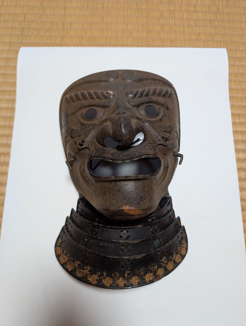 【骨董品】鎌倉時代　䌆面