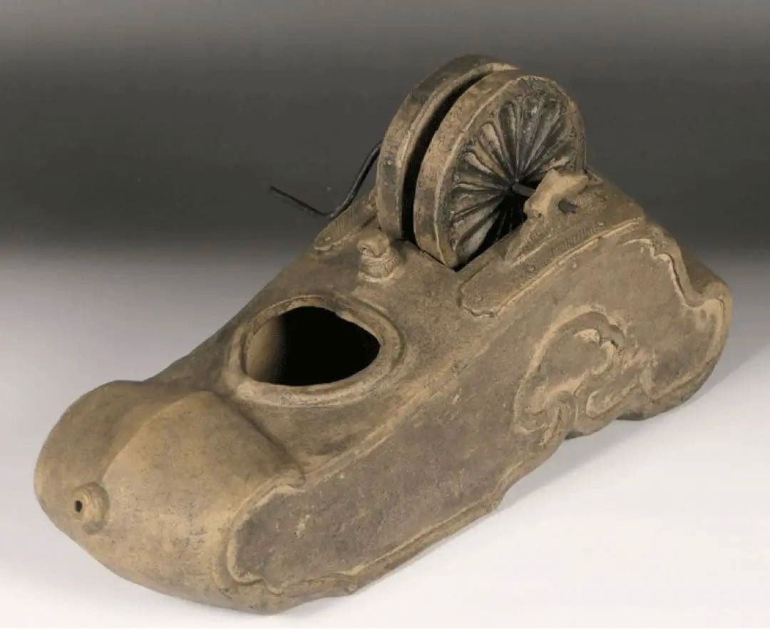 【墨壷 陶製 】墨坪 墨壺 墨斗 墨縄 民芸 民藝 柳宗悦 海老虹梁形墨壷