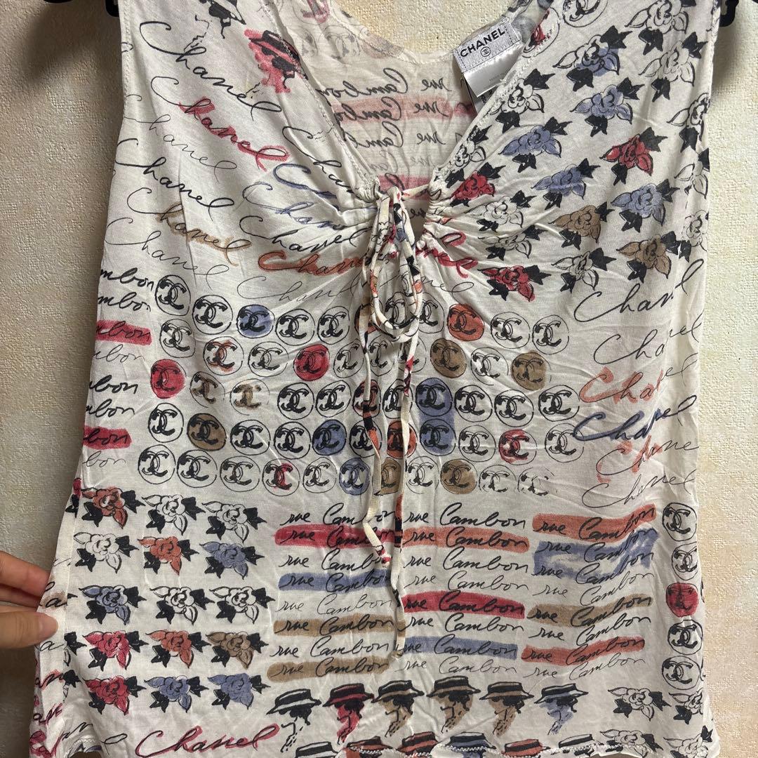 セール中 激レア ヴィンテージ シャネル ロゴカットソー