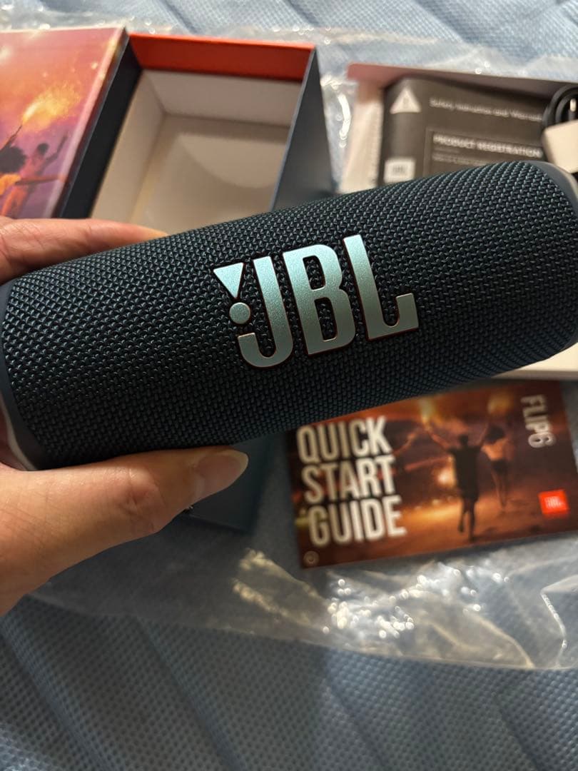 JBL FLIP6 ワイヤレススピーカー　ブルー　美中古　交渉可