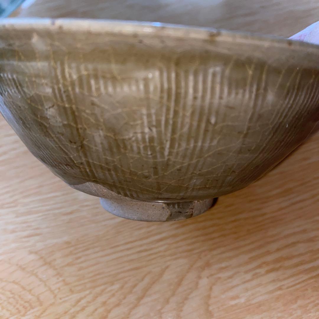 青磁茶碗　越窯　宋時代