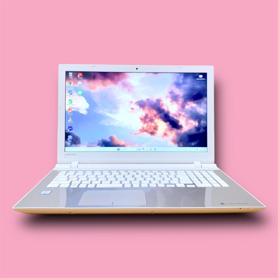 hime✨美品✨東芝ノートパソコン 第6世代i3 新品高速SSD