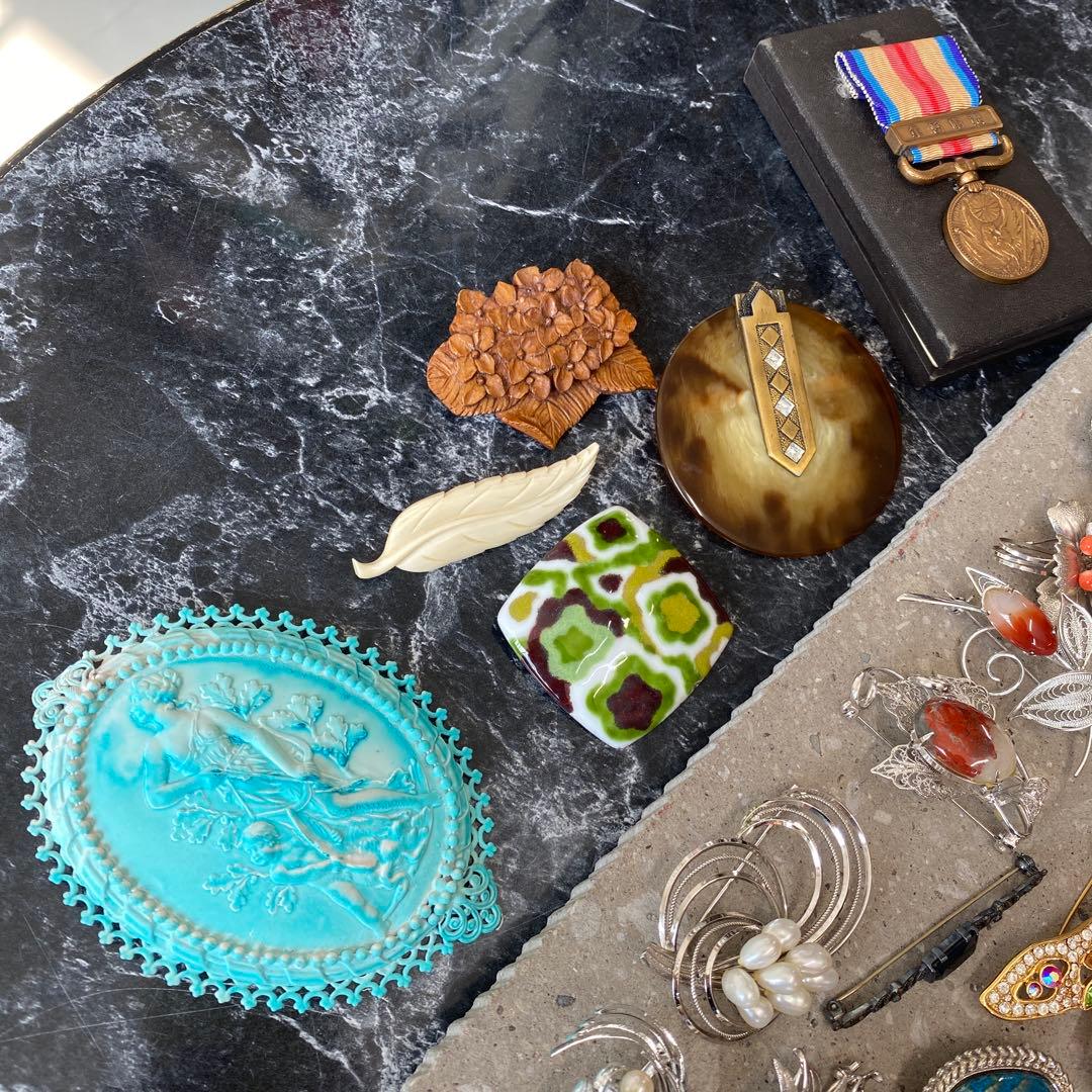 マジョリカ MAJORICA アクセサリー ブローチ おまとめ セット 33点