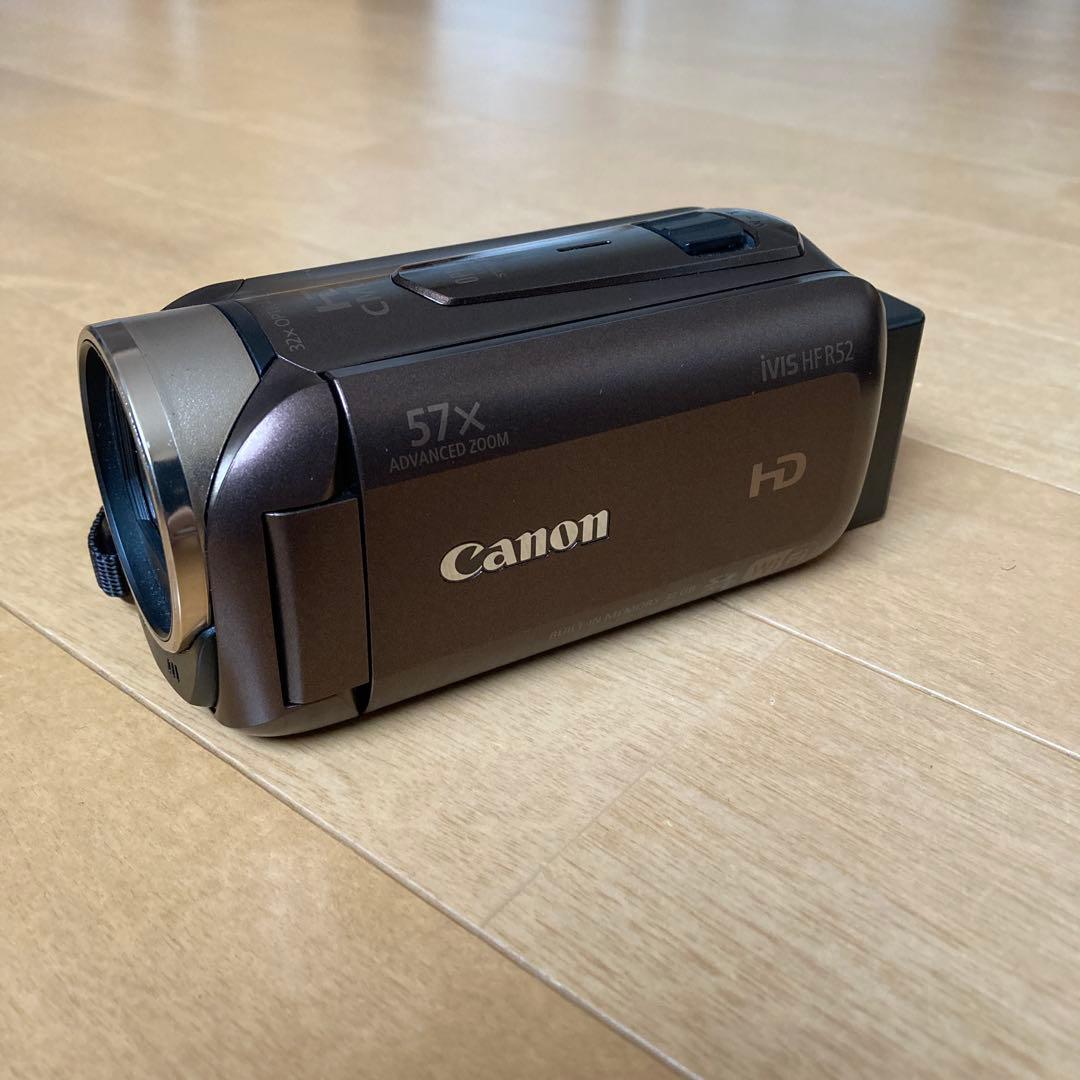 Canon IVIS HFR52 ビデオカメラ ＆ケース＆ケーブル＆バッテリー