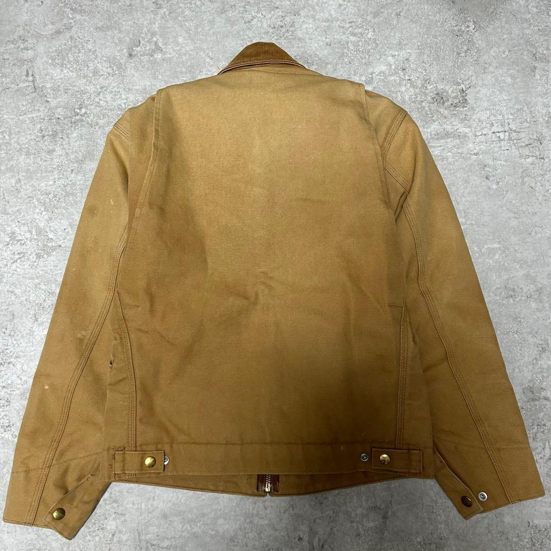 【希少モデル】80s カーハート デトロイトジャケット USA製 赤キルティング