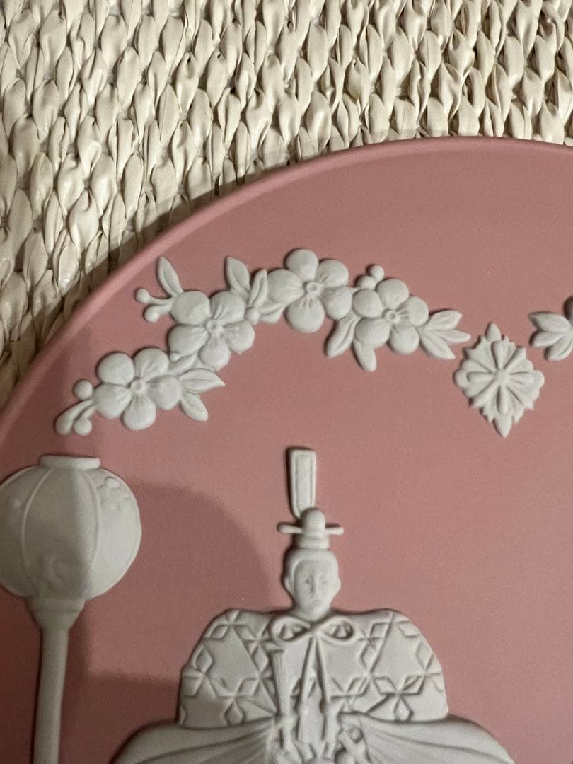 ウェッジウッド　ジャスパー　雛ドールプレート　リトルサムライプレート