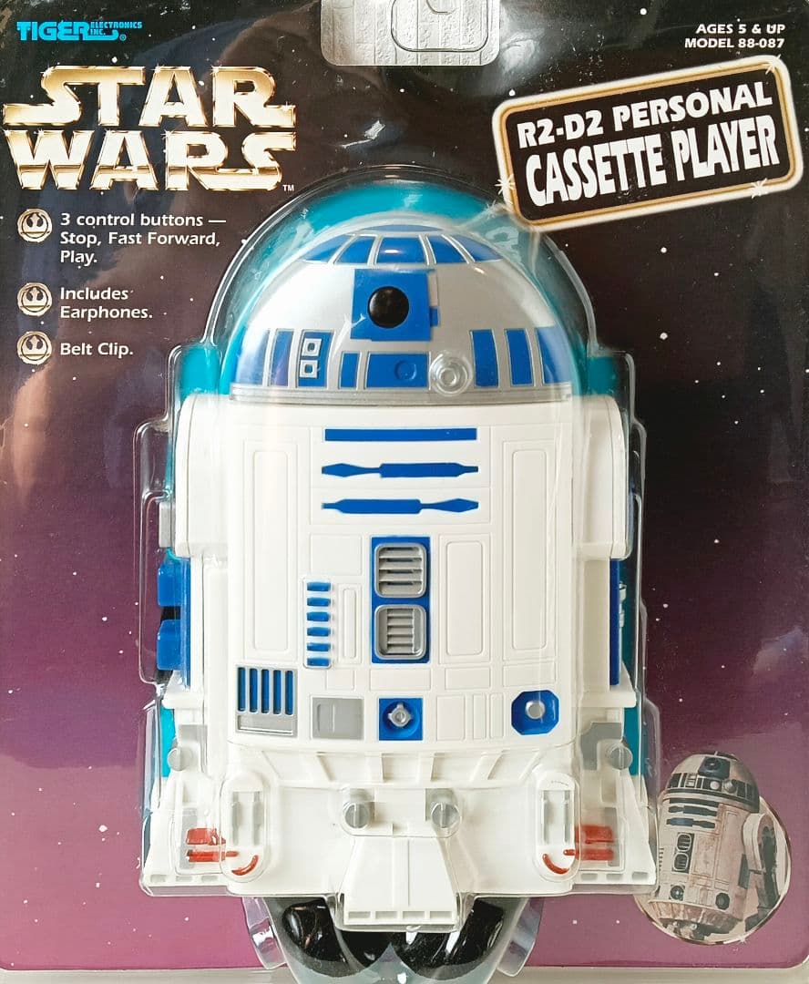 R2D2　限定　カセットプレーヤー　未開封　90s　希少　スターウォーズ