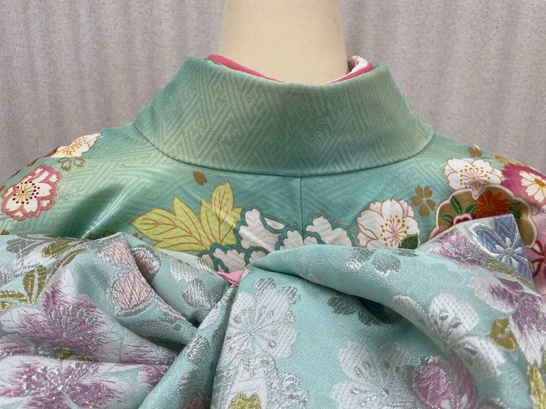 正絹　振袖　フルセット