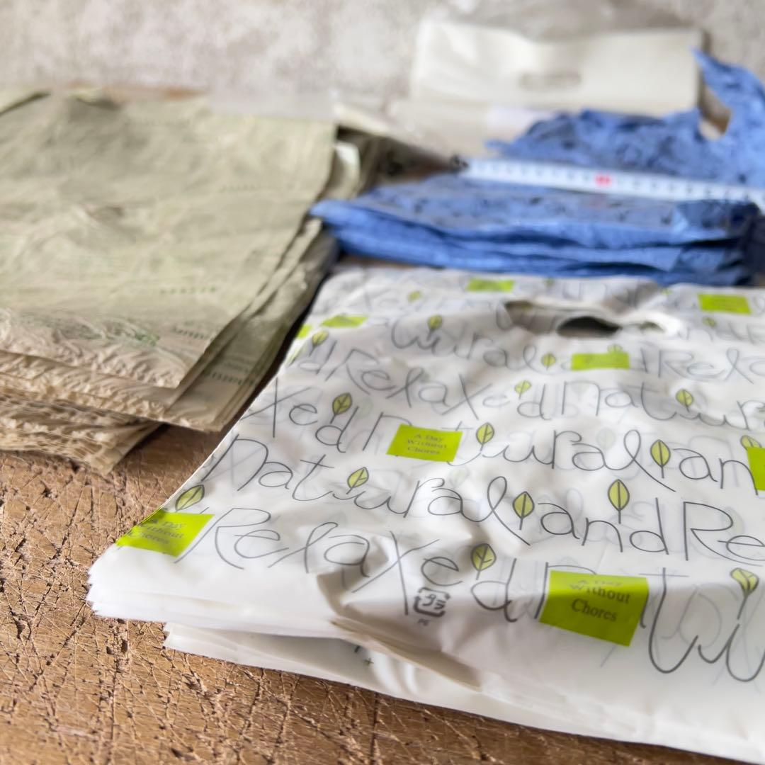 Mでお願いします同梱。花屋園芸店当店使用レジ袋処分その16