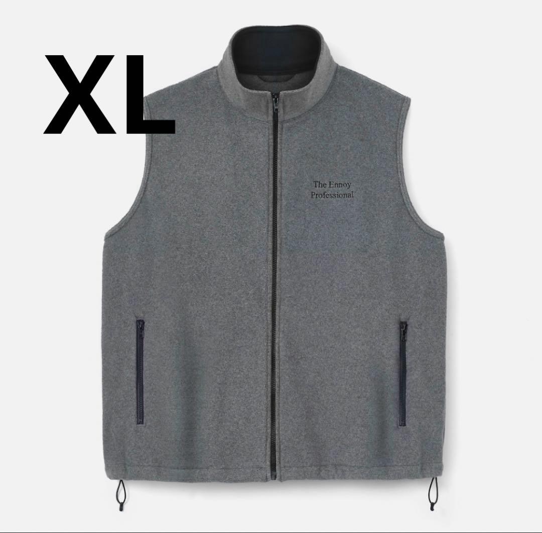 トップス ennoy PROFESSIONAL FLEECE VEST (GRAY) XL