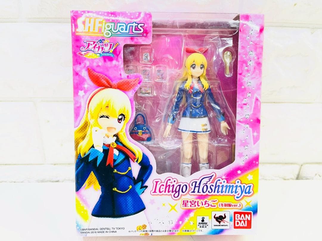 219Z アイカツ! 星宮いちご キュアロゼッタ フィギュア 2体+カードおまけ