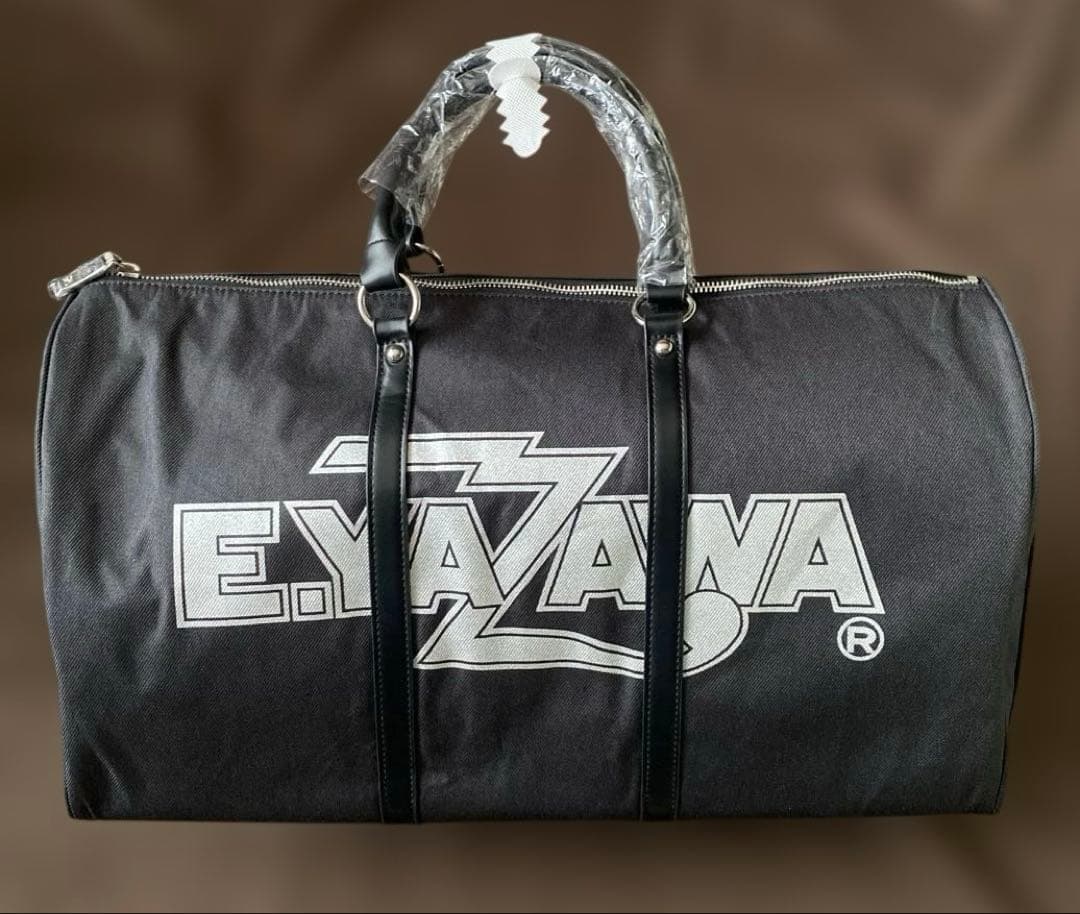 t*7様 希少！矢沢永吉 ★ E.YAZAWAボストンバック ( ロゴ + 羽ロ