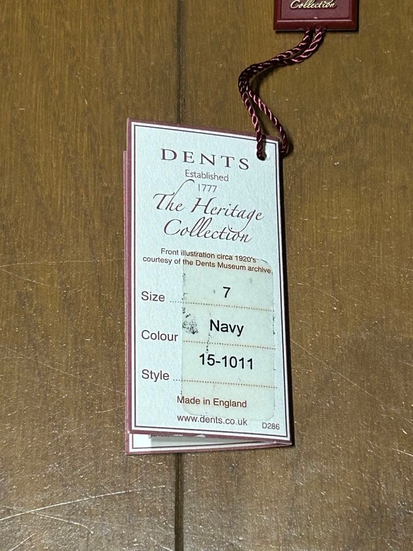 【SONOFRI】DENTS ディアスキングローブ ネイビー レザー手袋