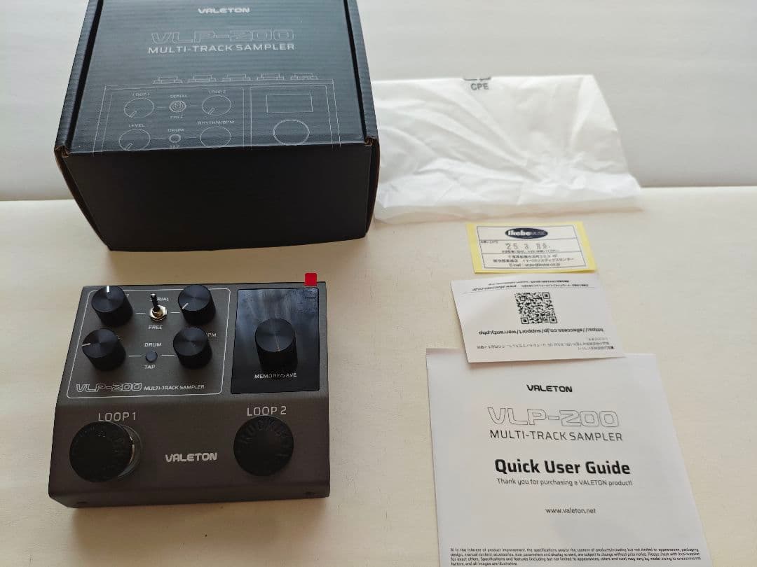 VALETON VLP-200 マルチトラックサンプラー　ルーパー