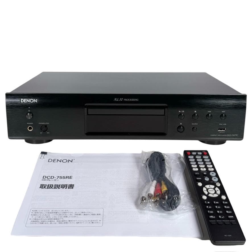優良動作品 Denon CDプレーヤー エントリークラス DCD-755RE-K