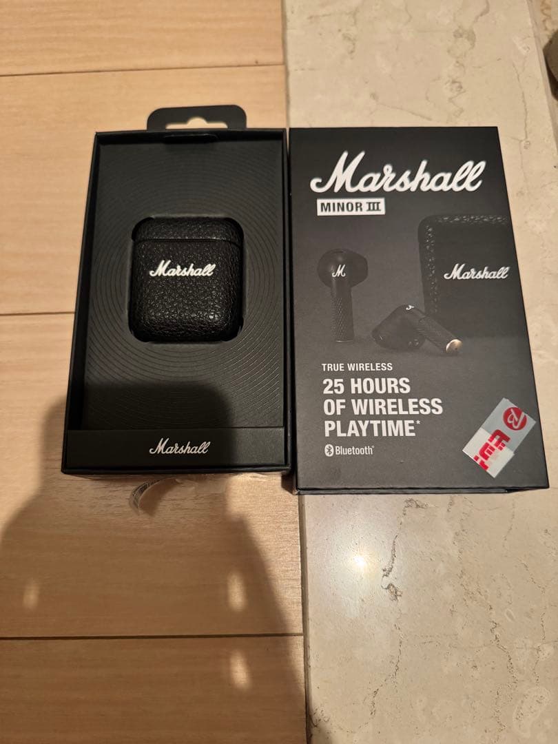 Marshall Minor III ブラック ワイヤレスヘッドホン