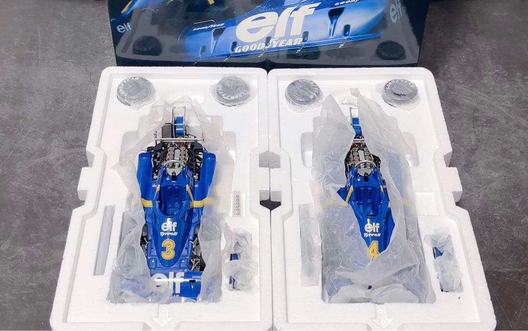 2台セット　TSM 1/18 P34 1976スウェーデンGP 1-2 京商