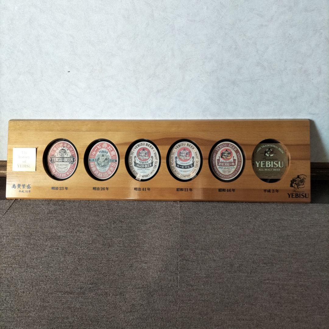 エビスビール歴史展示プレート