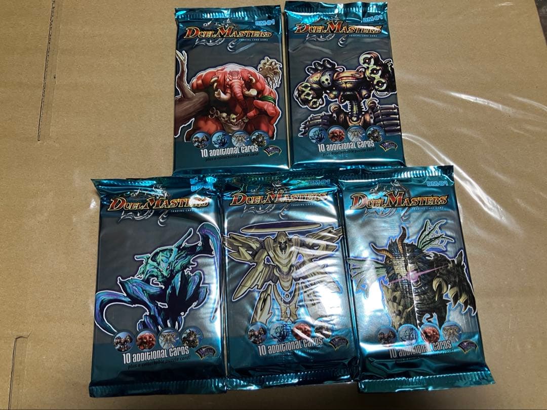 T*T様 英語版 DM-01 デュエルマスターズ　未開封　5パック