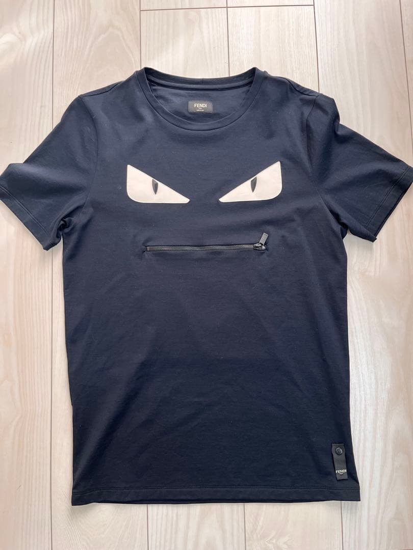 FENDI フェンディ FY0910 A4PZバッグバグズ TシャツS ブラック