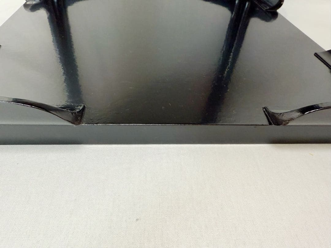 茶道具 平安 伊藤表正造 高麗卓 木製 黒一閑 宗旦好写 共箱