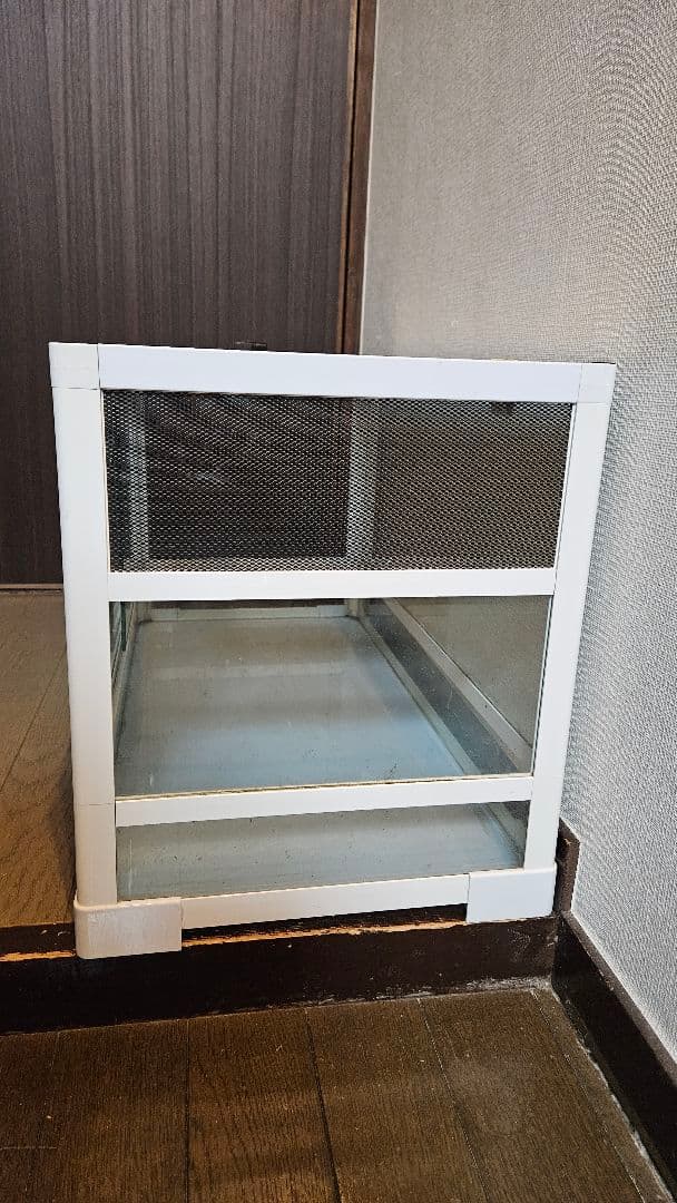 ゆ*コ様 REPTI WILD パンテオン 中型 ガラス飼育ケージ メッシュ通気