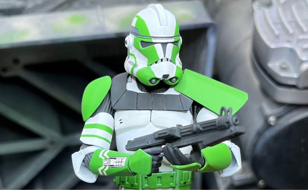 限界値下げスターウォーズ　バットバッチ　クローントルーパー　プラモ改造グレイ