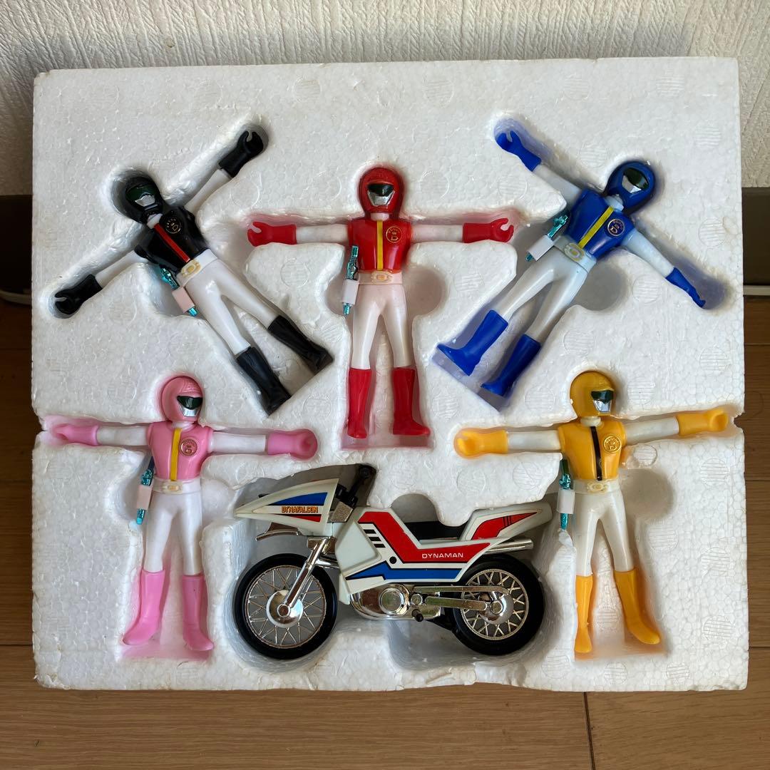 科学戦隊ダイナマン　ダイナアタックセット　開封品　ポピー　1983年製