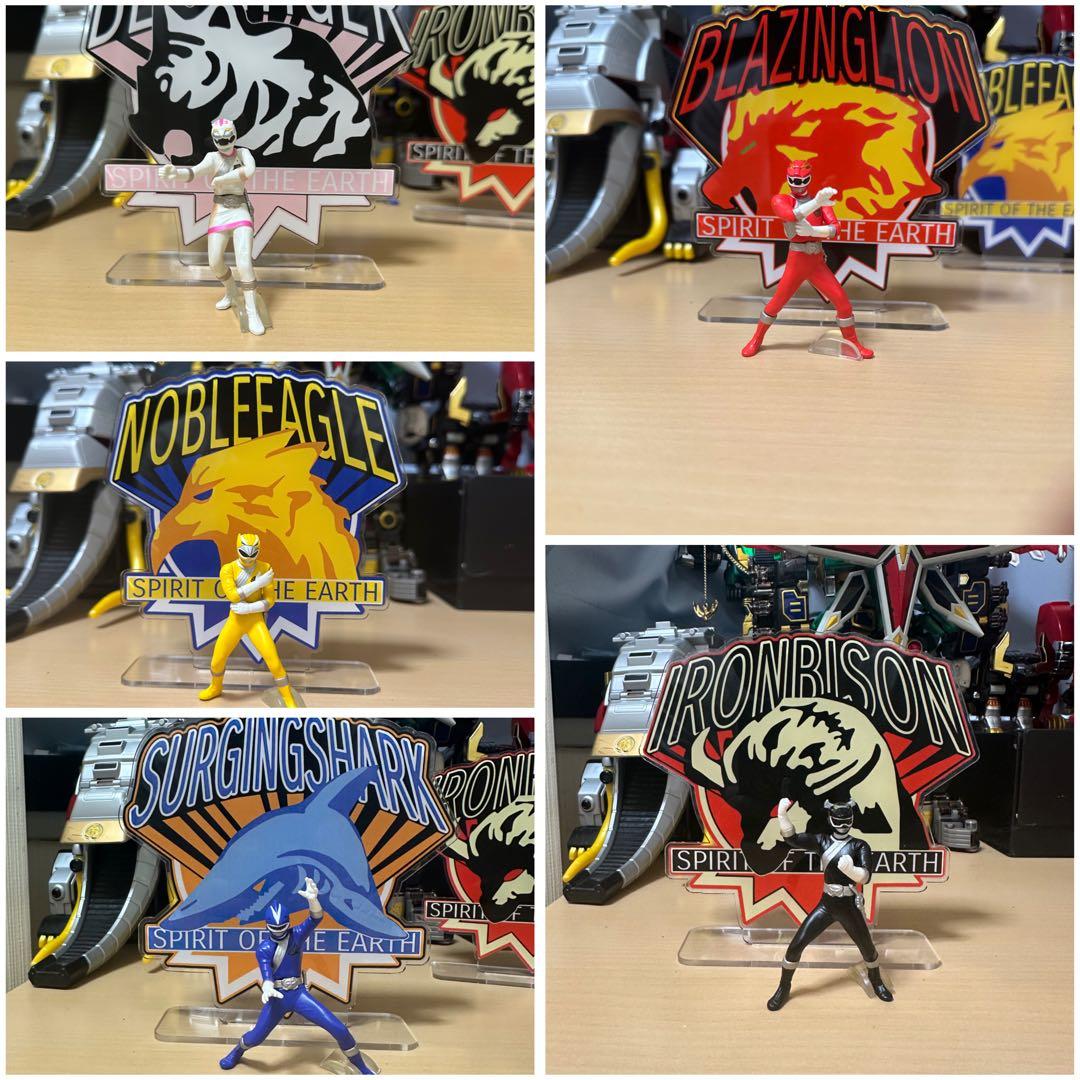 百獣戦隊ガオレンジャー　アクリルロゴディスプレイ