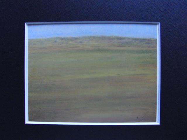 柴田賢治郎、吐魯蕃にて（中国シルクロード）、希少な画集より