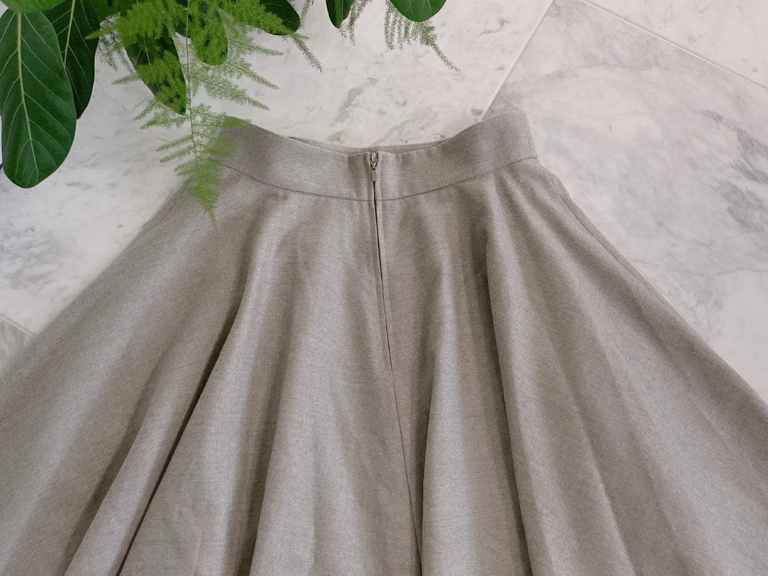 ’２１近年★美品★FOXEY/フォクシーオークツリー スカート ベージュ 40