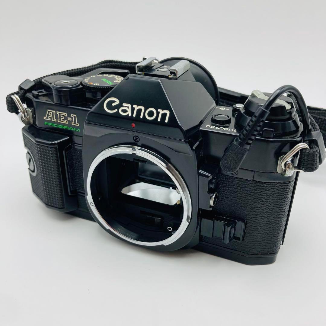 020 Canon AE-1 PROGRAM 黒 フィルムカメラ キヤノン