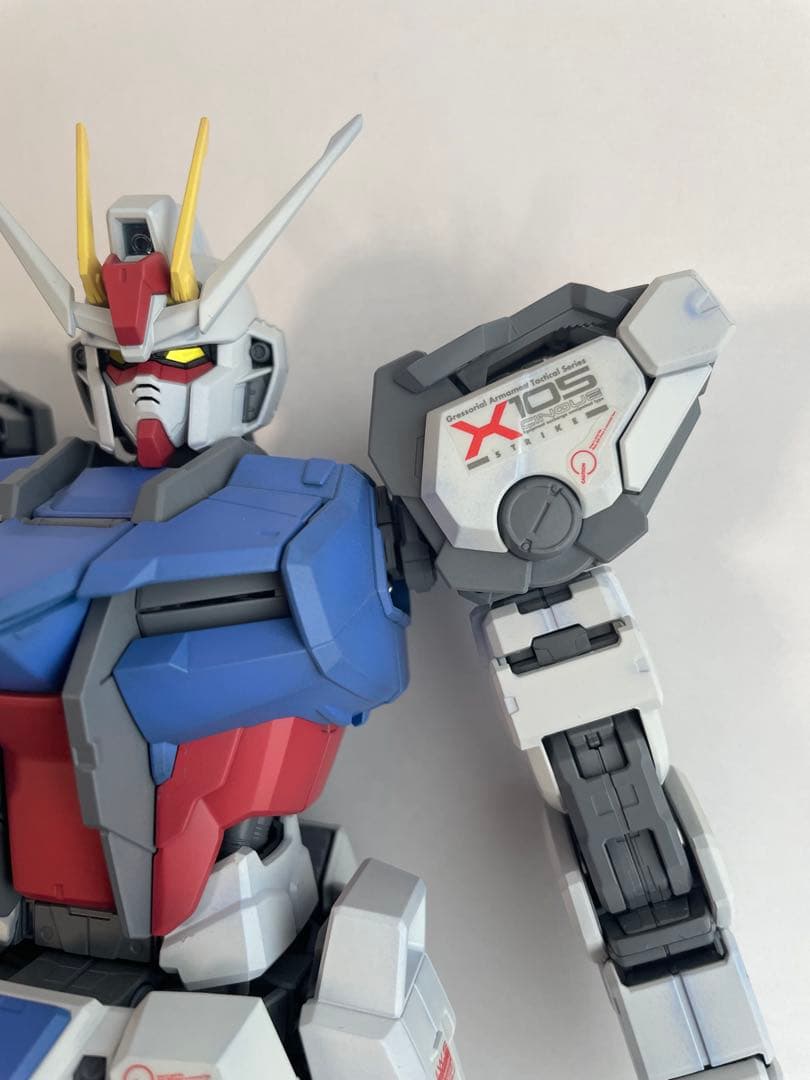 PG 1/60 ストライクガンダム　スカイグラスパー 塗装済完成品