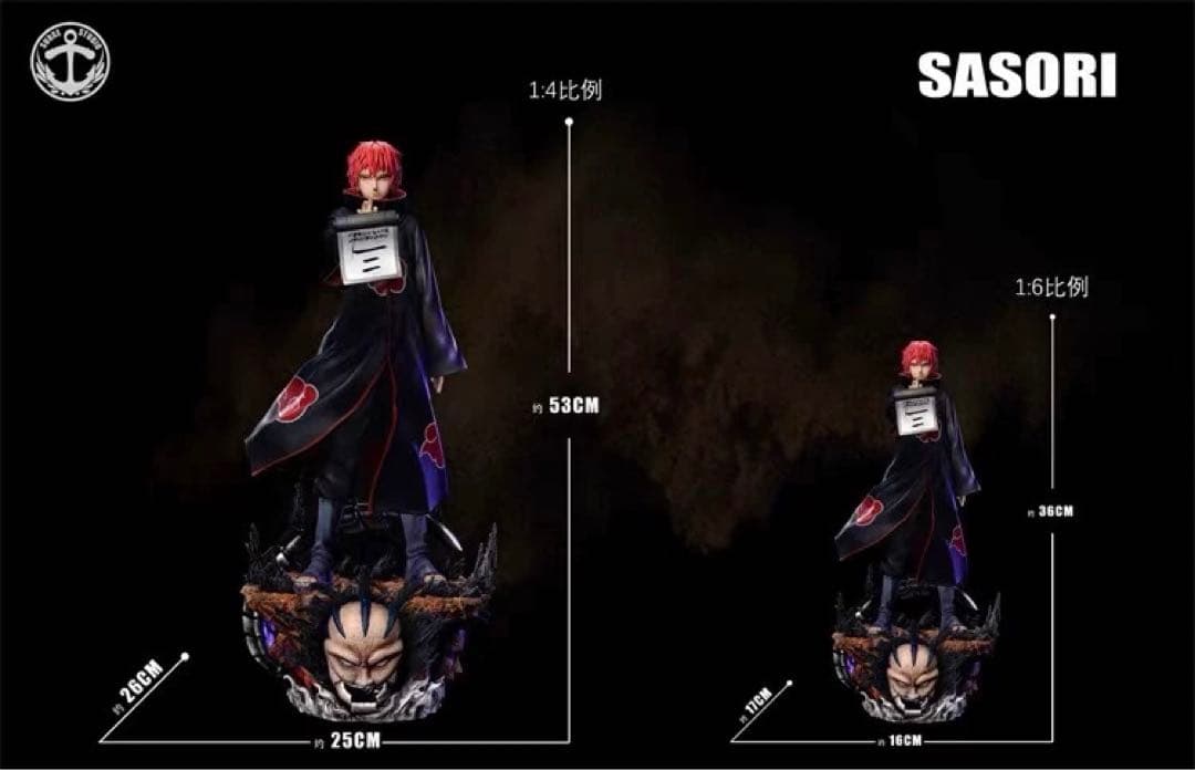 サソリ 1／４スケール 暁 ナルト NARUTO フィギュア ガレージキット