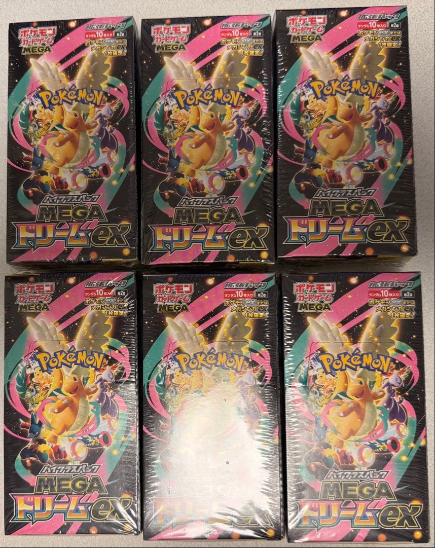 メガドリームex シュリンク付き6box
