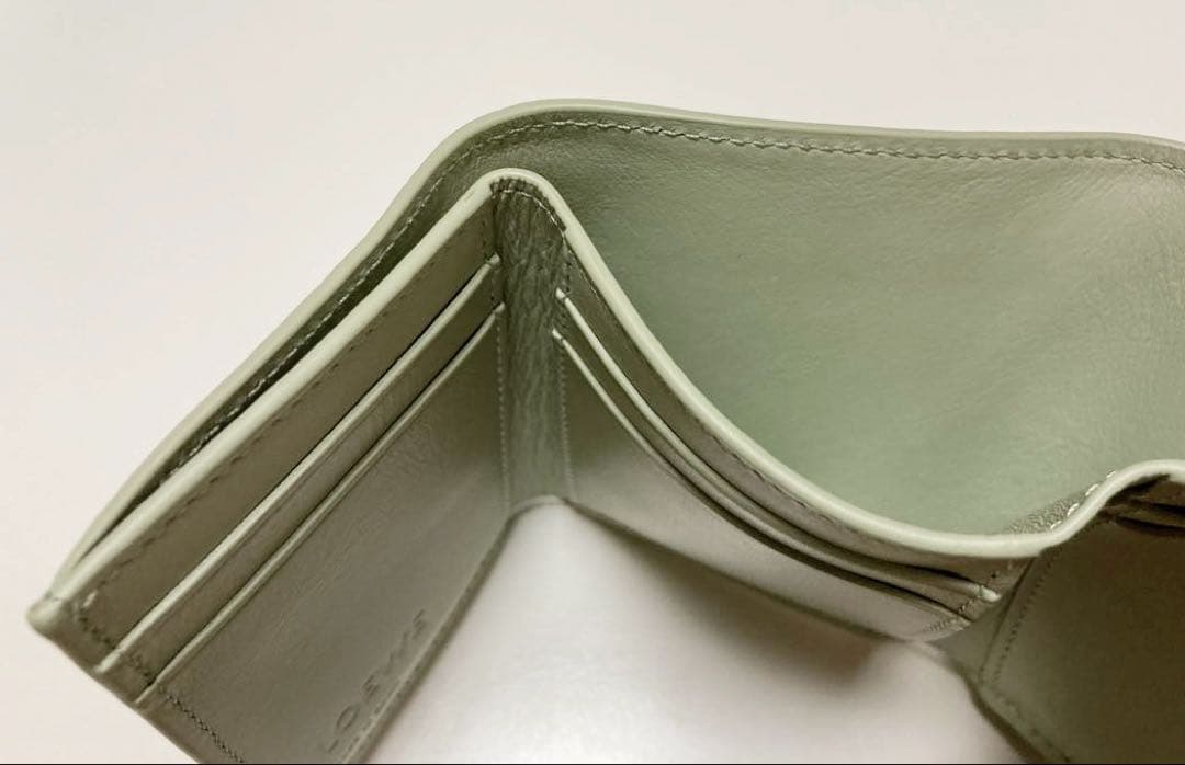 【未使用品】LOEWE アナグラム トライフォールド ウォレット