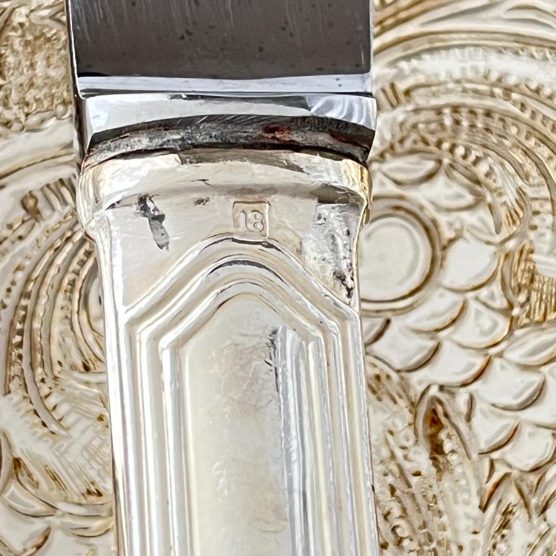 【仏蘭西】 パールとアカンサスのディナーセット 6名用24本【シルバープレート】