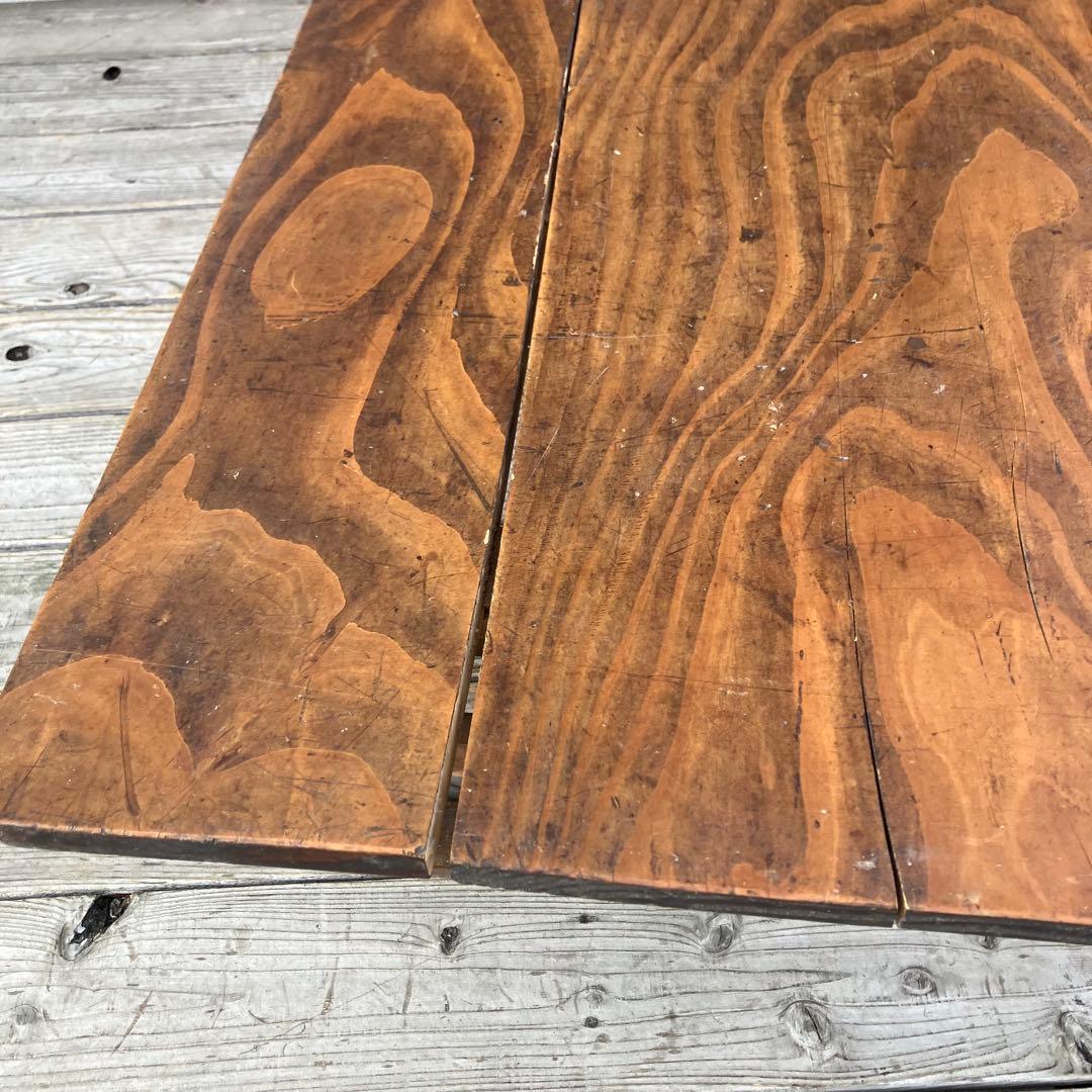 昭和レトロ 古家具 無垢材 木製座卓 ちゃぶ台 文机 お経台 経机 アンティーク