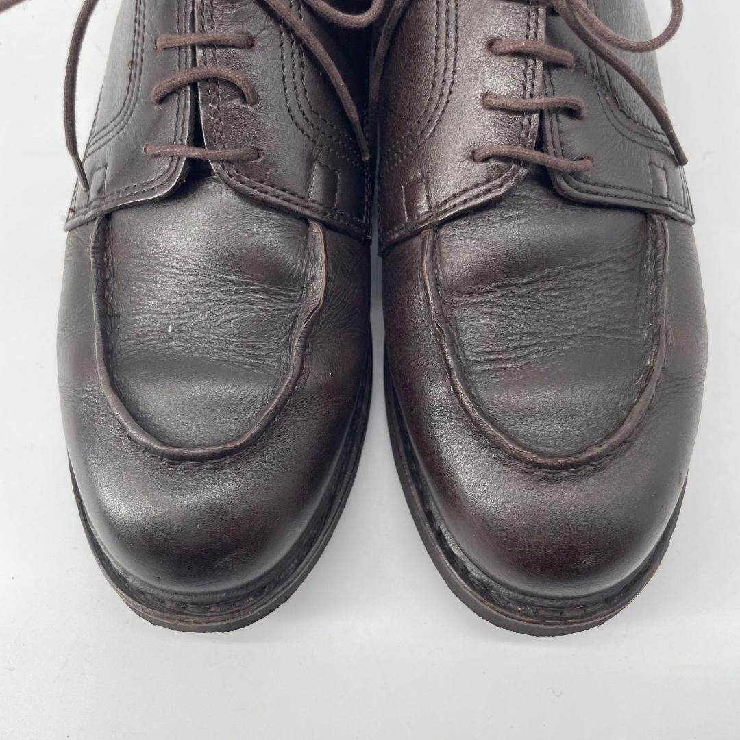 16470✨イッセイミヤケメン×パラブーツ 7 本革 レザー ドレスシューズ