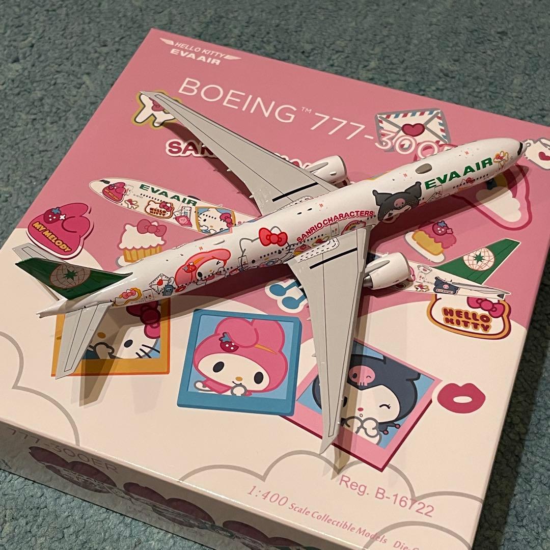 EVA AIR エバー航空 777-300ER ハローキティ NG 1:400