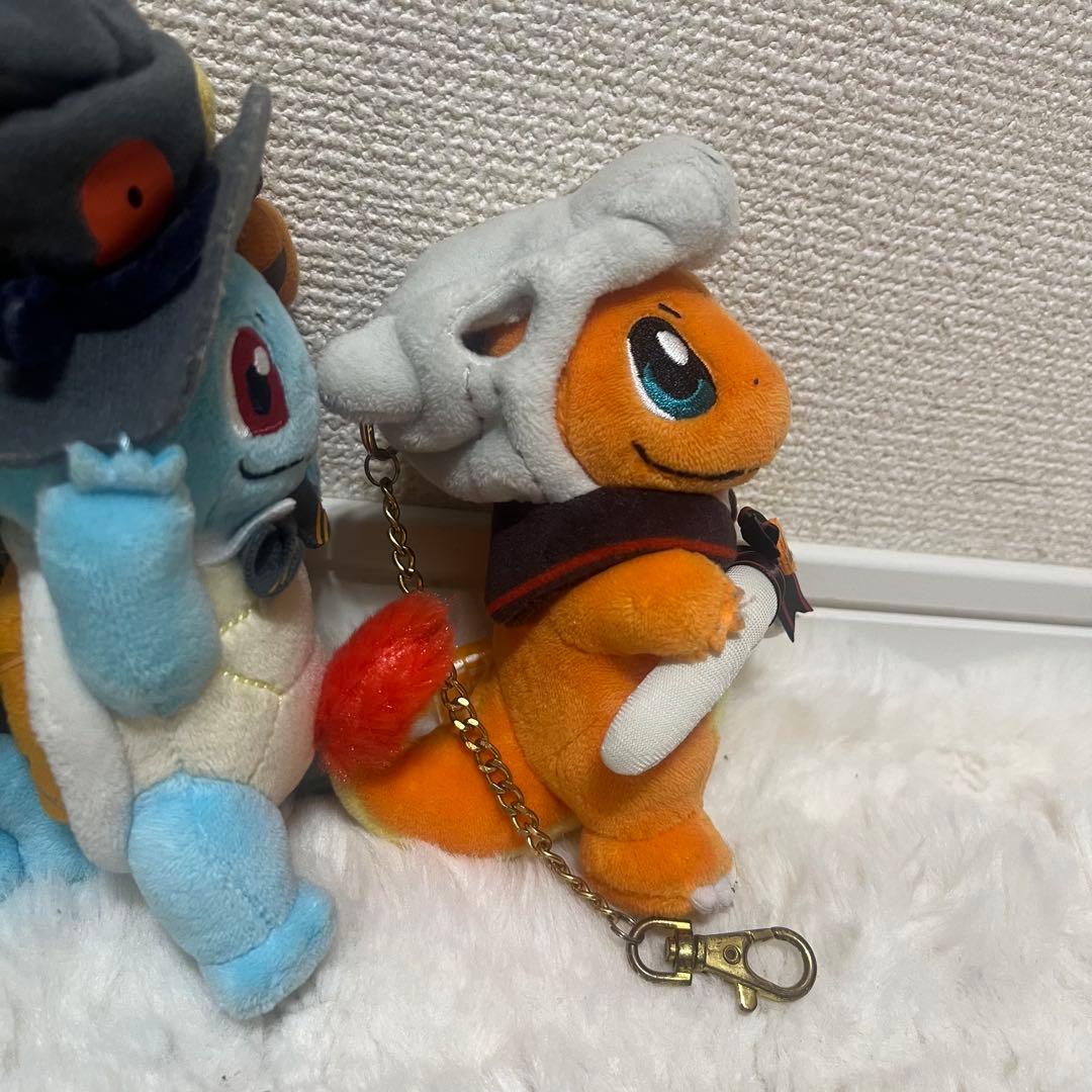ポケモン　ハロウィン　2019　フシギダネ　ヒトカゲ　ゼニガメ　キーチェーン