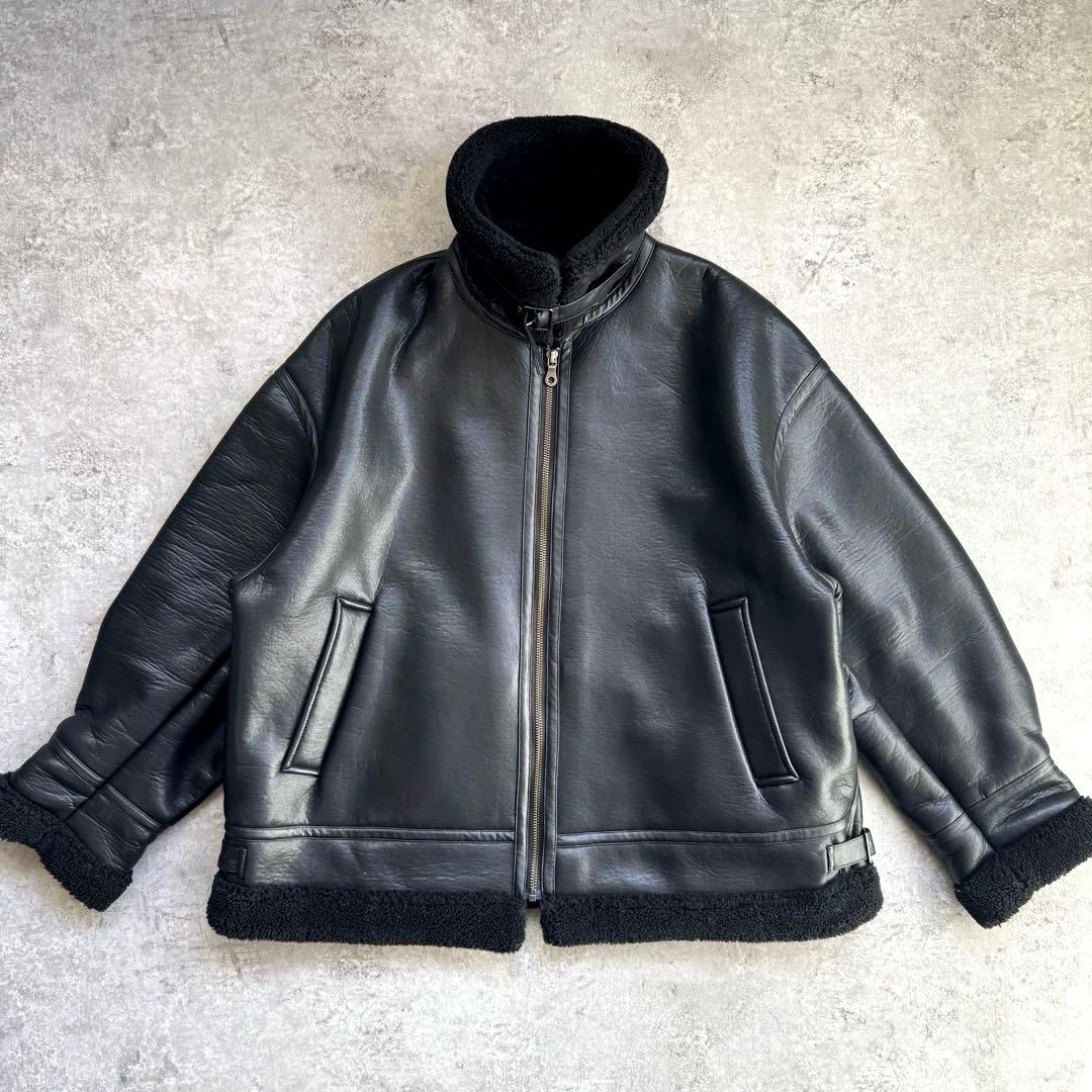 【超希少レア】名作 ムートンレザー B-3 ジャケット