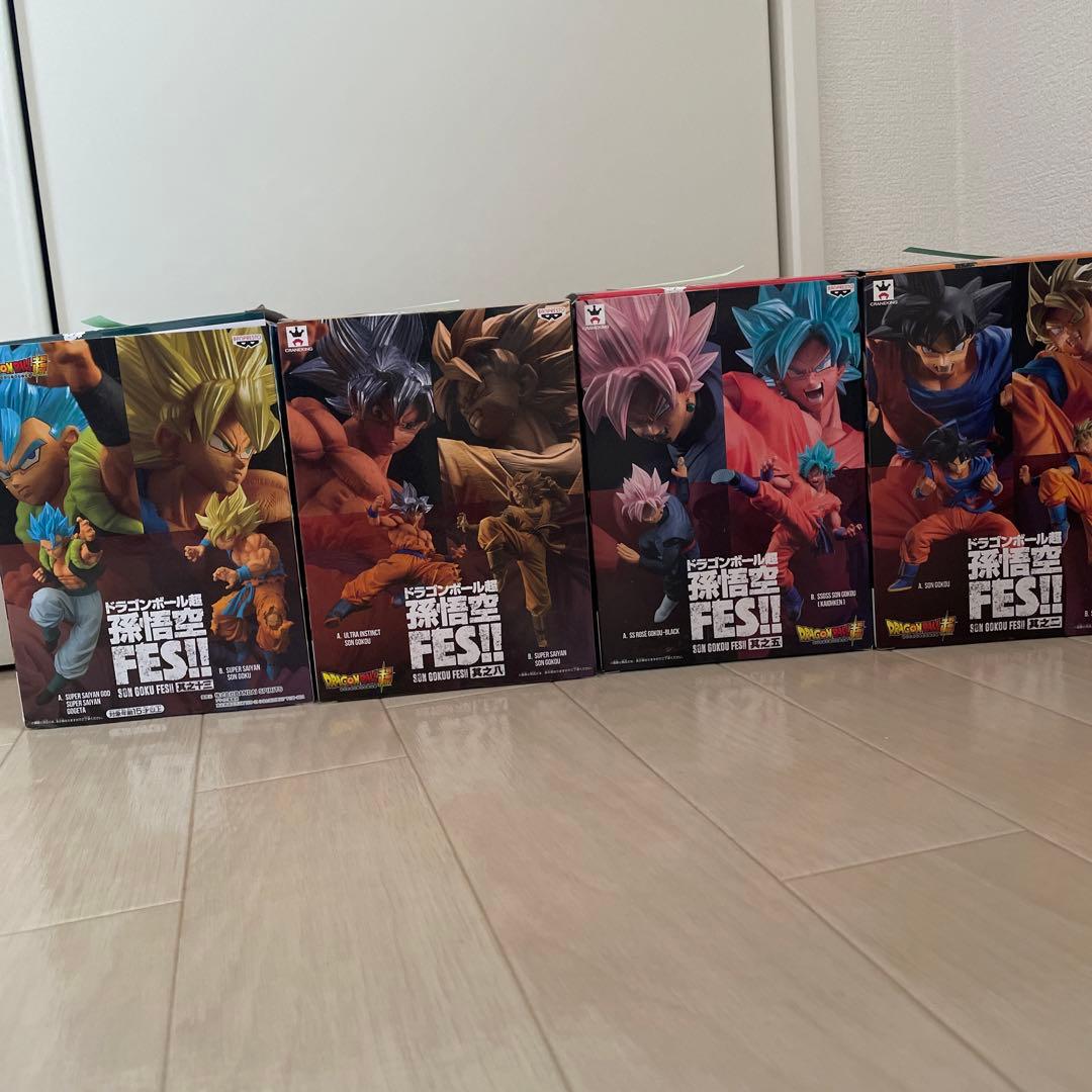 ドラゴンボールスーパー　孫悟空FES！！！　４箱セット