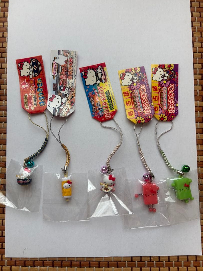 ハローキティ ご当地　愛知限定　5個　根付　ストラップ