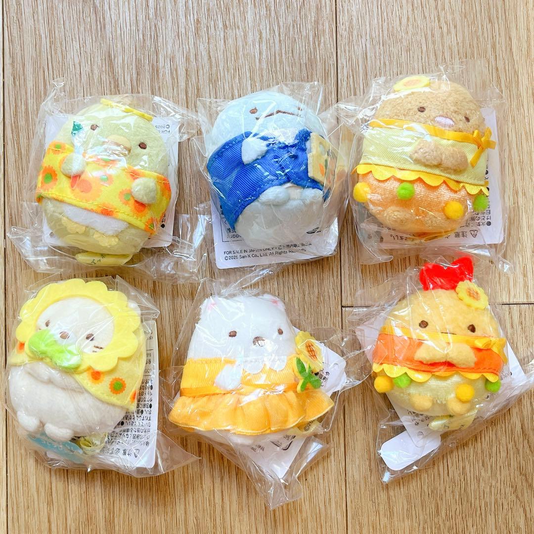 【すみっコぐらし】　ゴッホ展　てのりぬいぐるみ 全６種セット　②