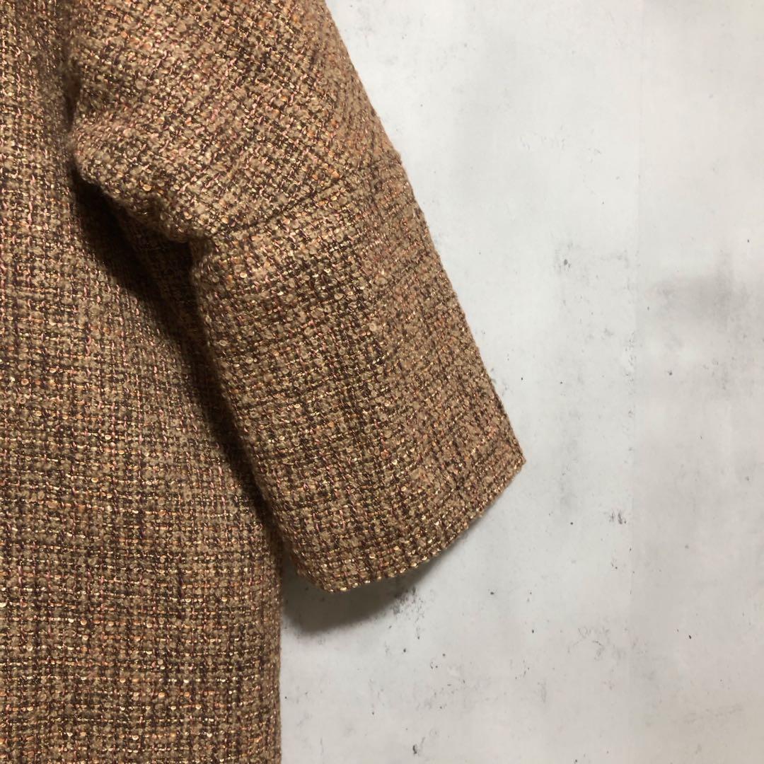 Drowse and yet... バックリボン　ツイードコート　良品