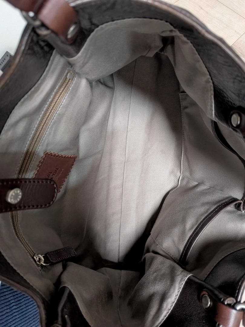 beau dessin(ボーデッサン) ダークブラウンA4レザービジネスバッグ