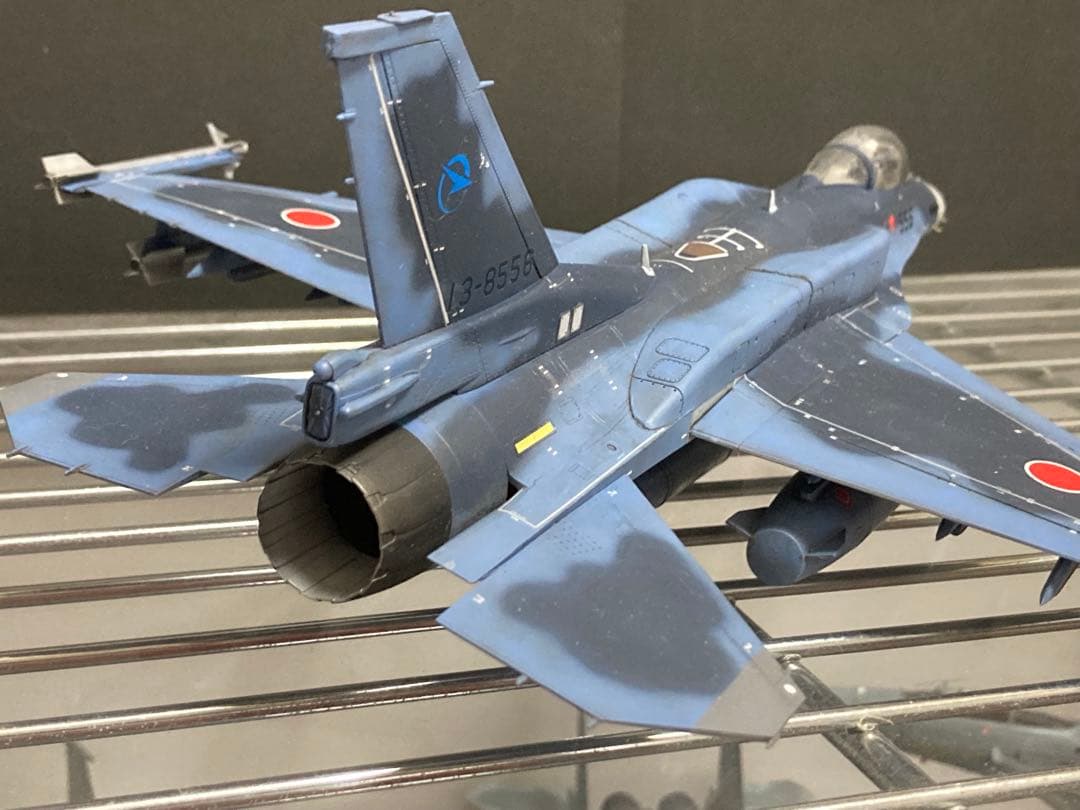ハセガワ　1/48 航空自衛隊　F2A改 完成品　ジャンク