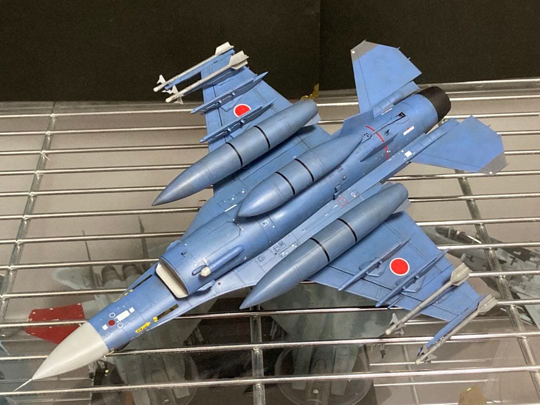 ハセガワ　1/48 航空自衛隊　F2A改 完成品　ジャンク